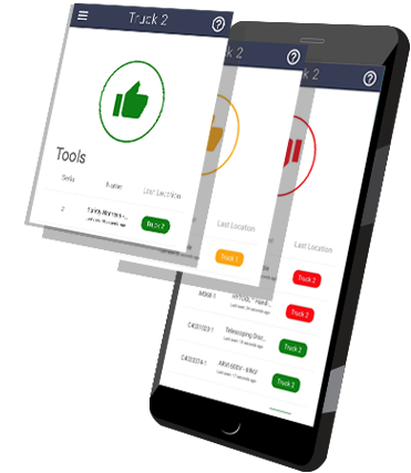 mobile device with check mark graphic