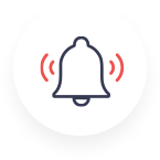 bell alert icon