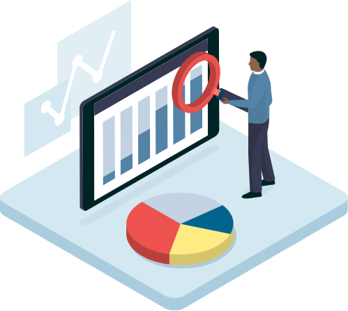 graphic with graphs and charts